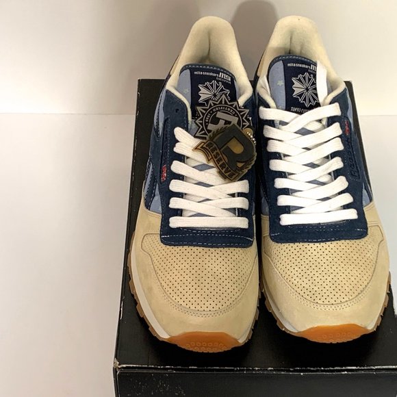 mita Sneakers X Reebok Classic NIB R12 V48193 With Glow in the Dark Star SZ 9.5 main image 14